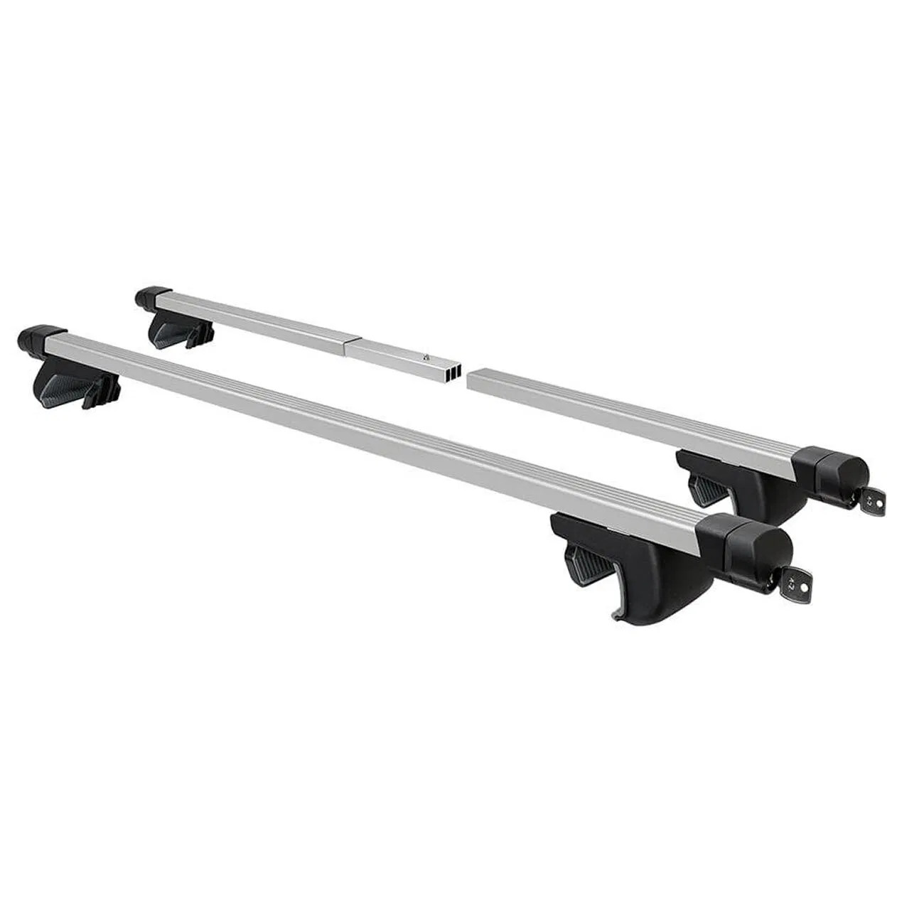 CargoLoc Adjustable Roof Top Cross Bar Set - Adjustable up to 55" (2 Piece)