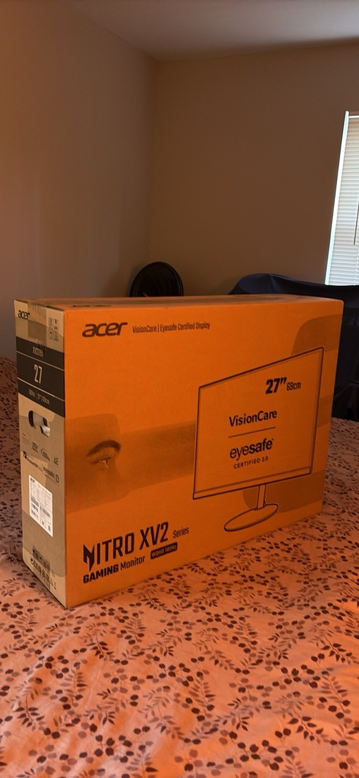 Acer Nitro XV272U 27-inch 1440p 180Hz Gaming Monitor - Box Never Opened