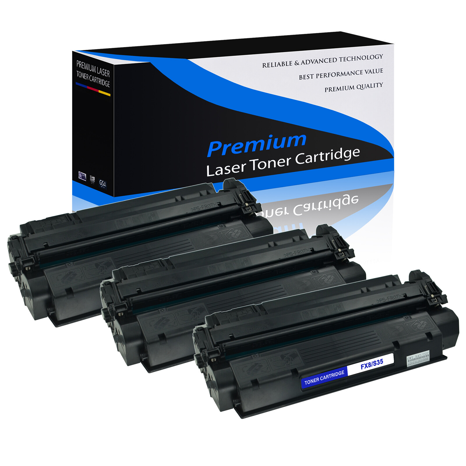 3Pack  FX8 S35 High Yield Black Toner Cartridge For Canon ImageClass D320 D340