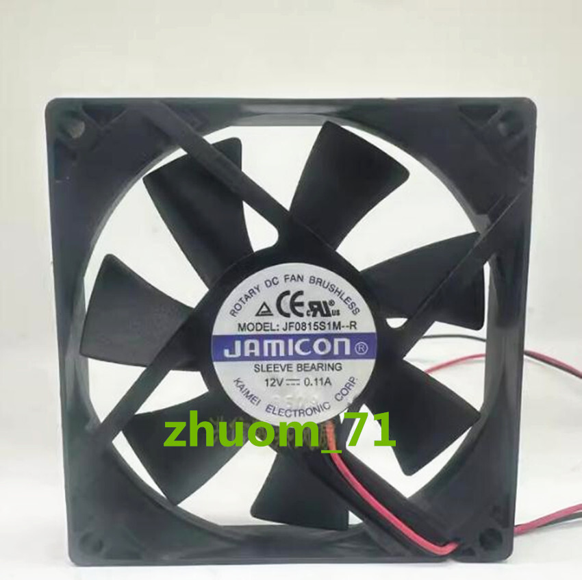 1PC JAMICON 8015 JF0815S1M-R DC12V 0.11A 8CM 80*15MM Cooling fan