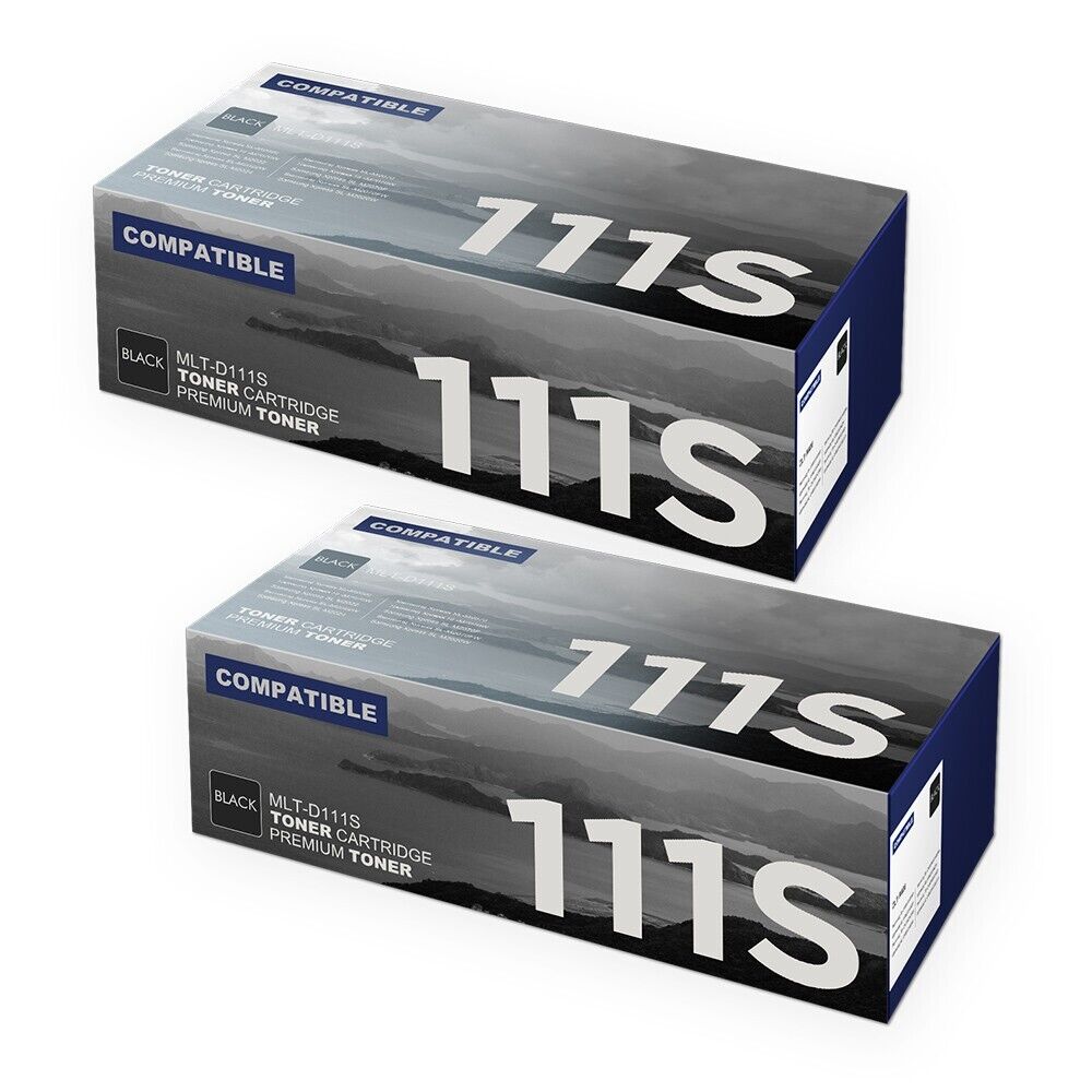 2x MLT-D111S MLTD111S Toner Cartridge For Samsung 111S Xpress M2020W M2070FW