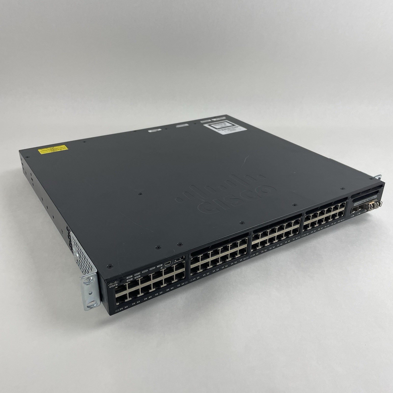 Cisco WS-C3650-48PS-S V01 Catalyst 3650 48-Port PoE+ 4x1G  Tested & Reset 2X PSU