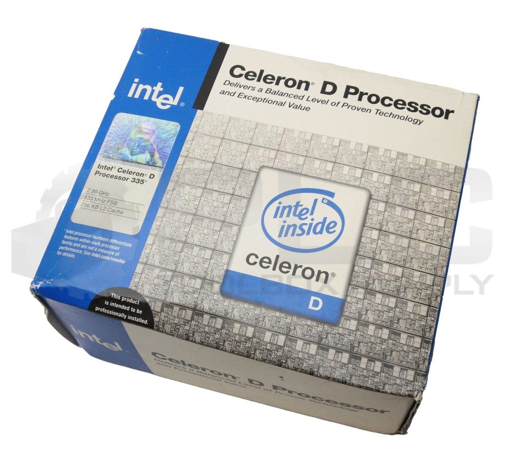 NEW SEALED INTEL BX80546RE2800CSL7NW CELERON D PROCESSOR 335 2.8GHZ 533MHZ