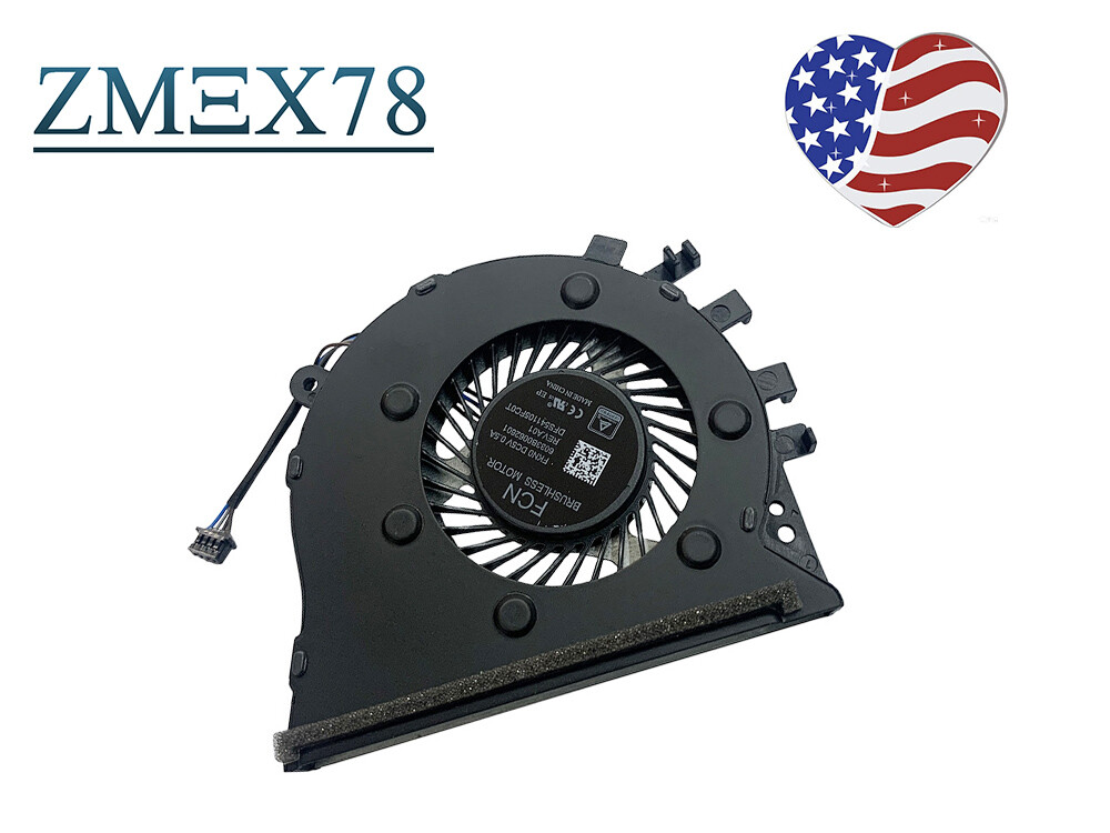 For HP 17-by 17-ca 6033B0062601 DFS541105FC0T Notebook CPU Cooling Fan 4 Pin
