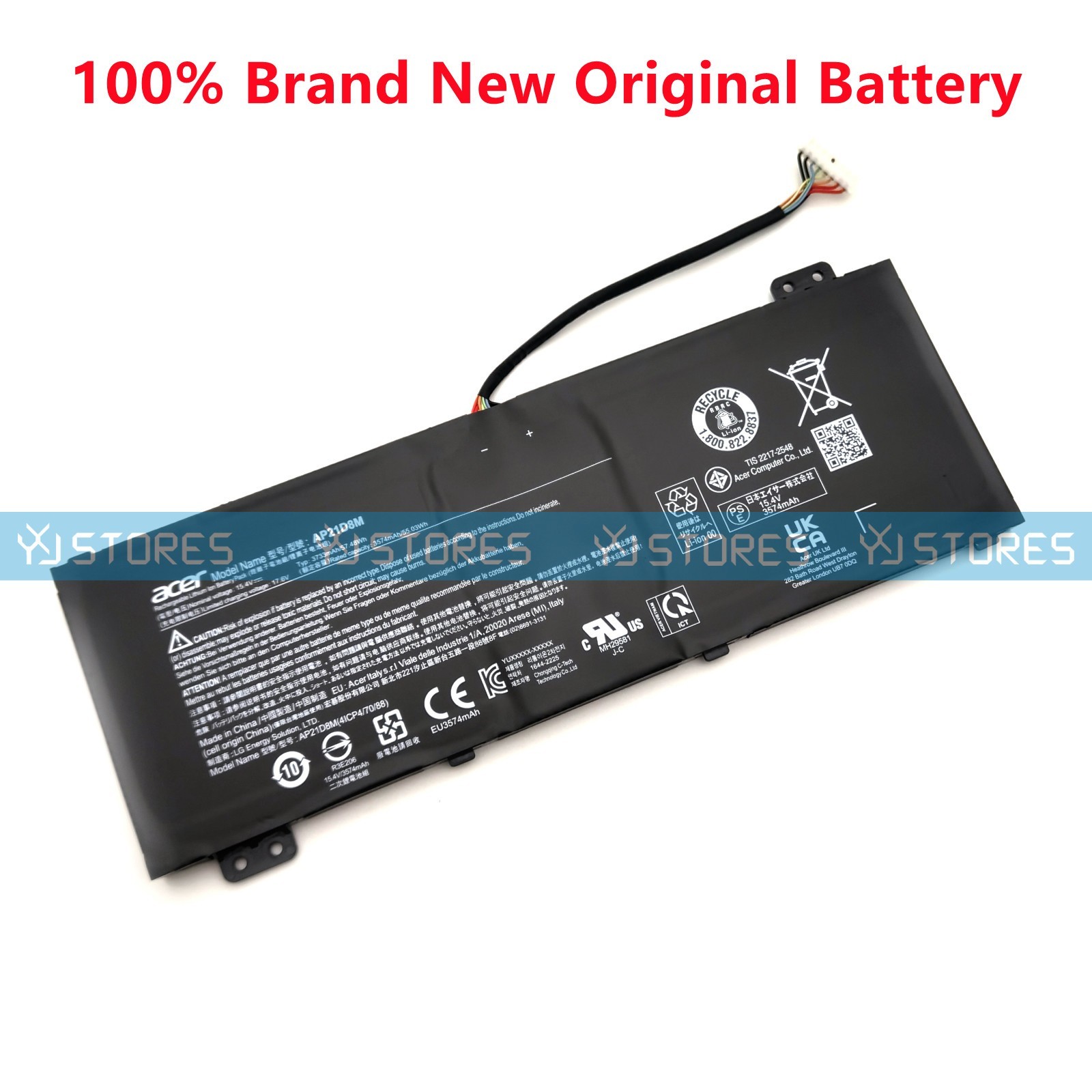 Genuine AP21D8M Battery for Acer Nitro 5 AN515-58 Nitro V 15 ANV15-51 16 AN16-51