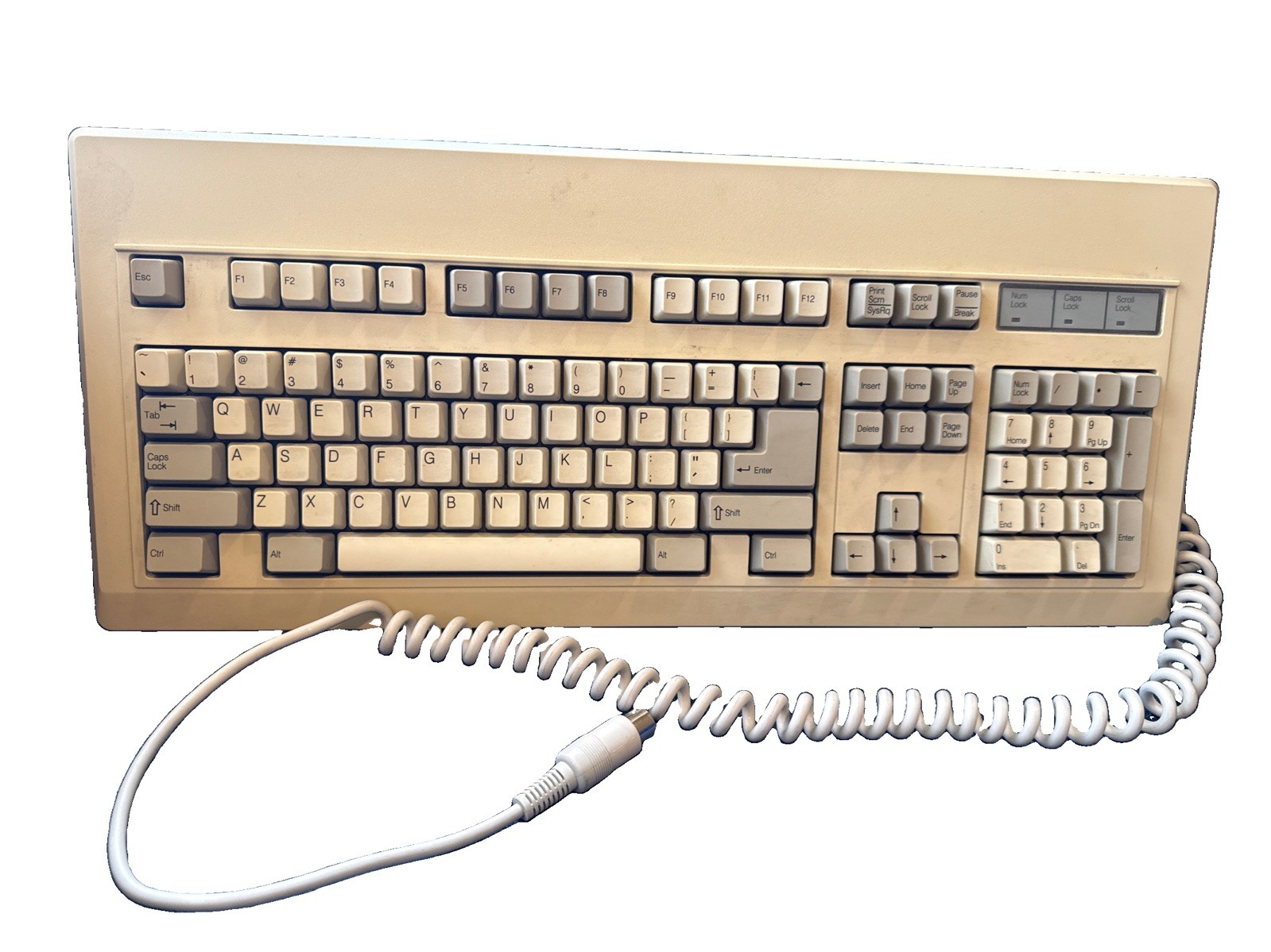 VTG NMB Technologies RT-6251T REV B 5 Pin Mechanical Keyboard k4 Clicky Retro PC