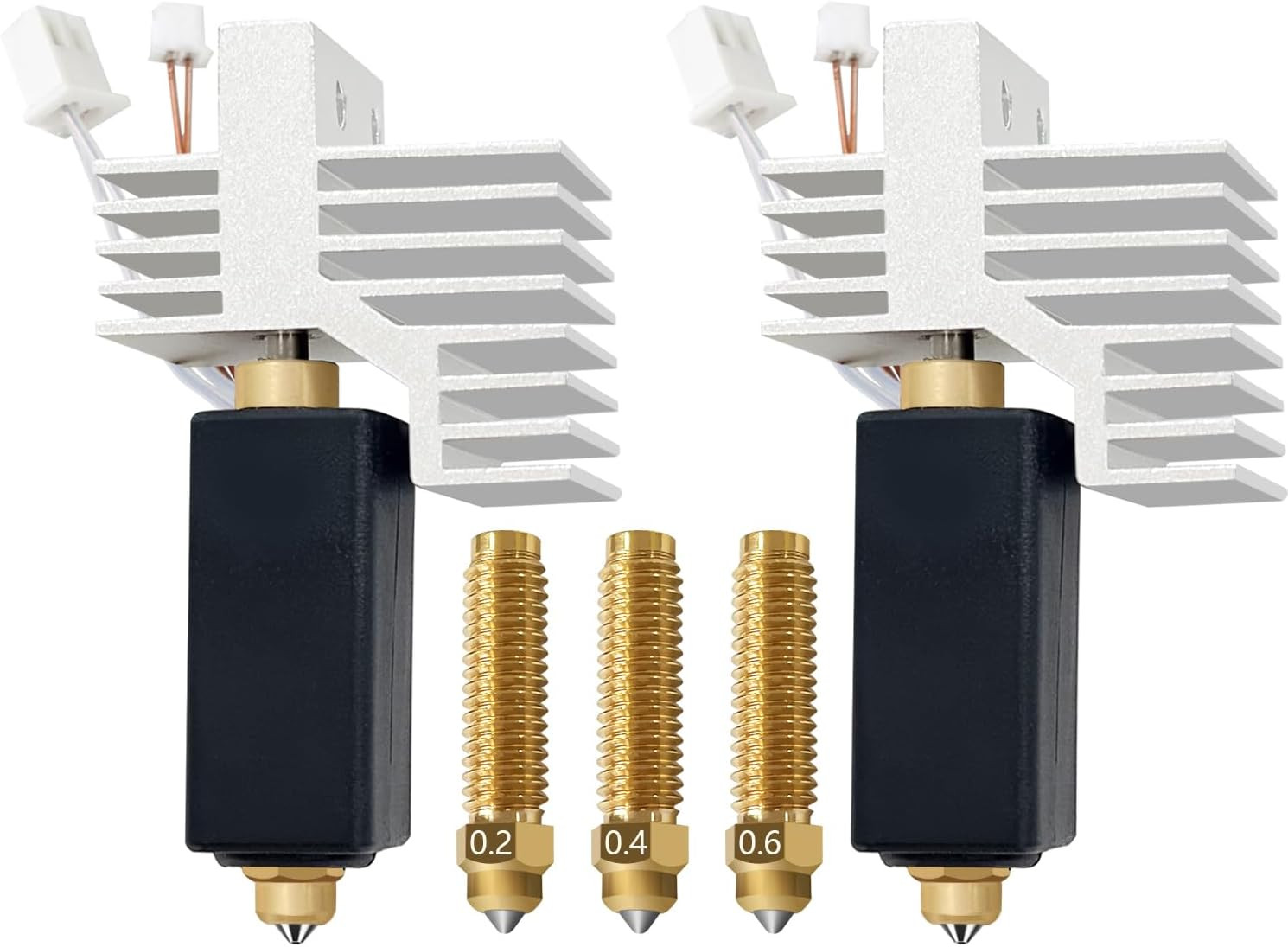 2PK 0.4MM CC2 Hotend for Centauri Carbon 2/CC2 Ceramic Hot End