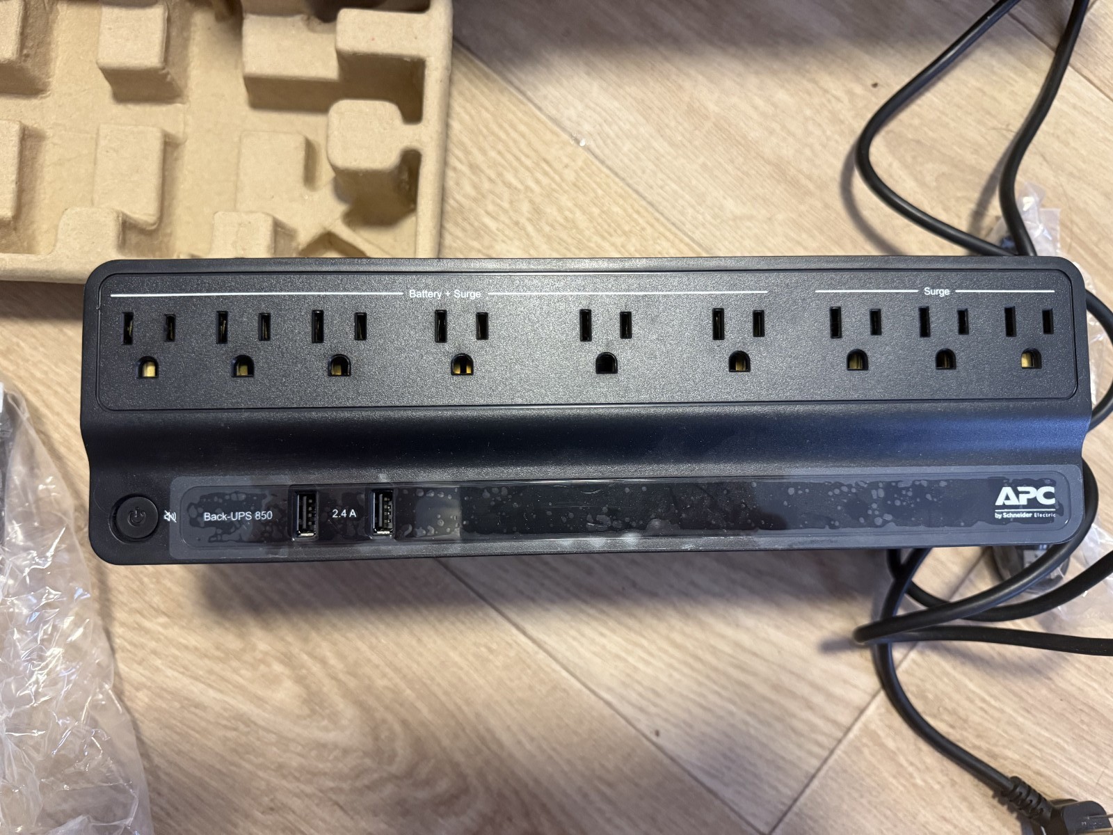 APC Back-UPS BE850G2 850VA 450W UPS Battery Backup Tested Working w/ QA Sheet