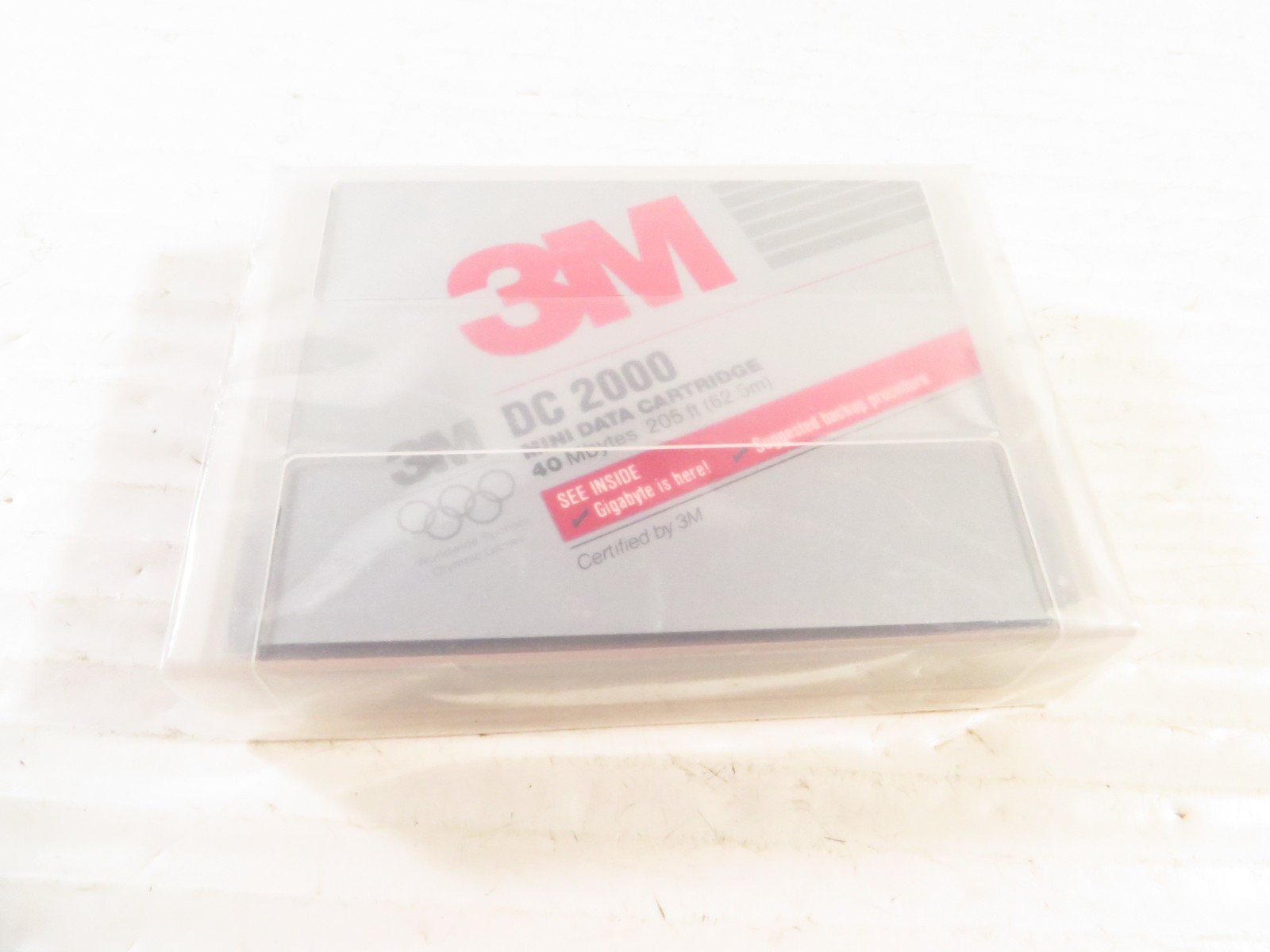 3M DC2000 Mini Data Cartridge 40MB - Factory Sealed