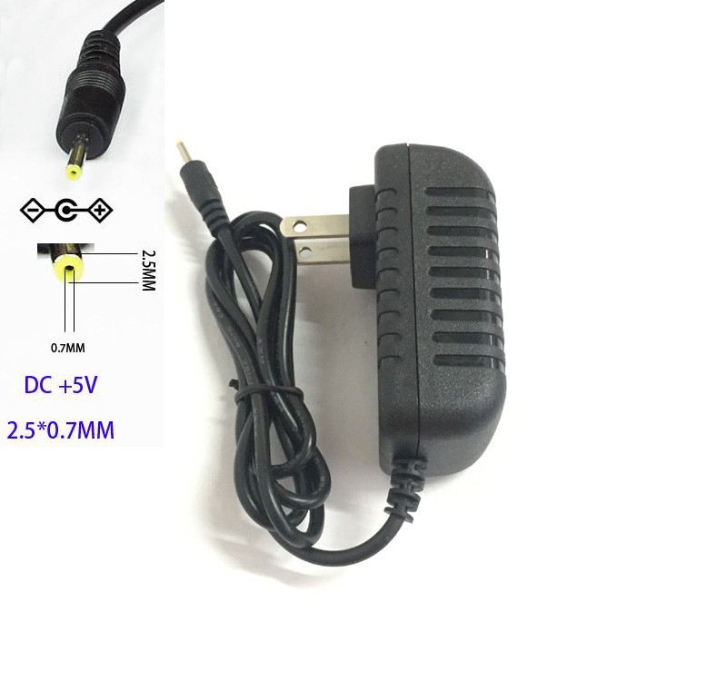 Home Wall AC 110V 220V to DC 5V 1A Adapter Power Supply Charger 2.1mm x 0.7mm