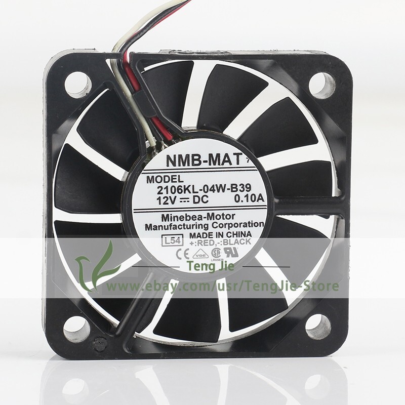 NMB 2106KL-04W-B39 DC12V 0.10A 5015 50x50x15mm Axial 3-wire Original Cooling Fan