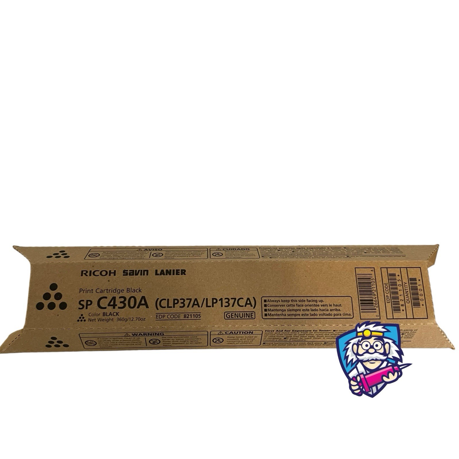 Ricoh SP C430A 821105 Print Cartridge -Black