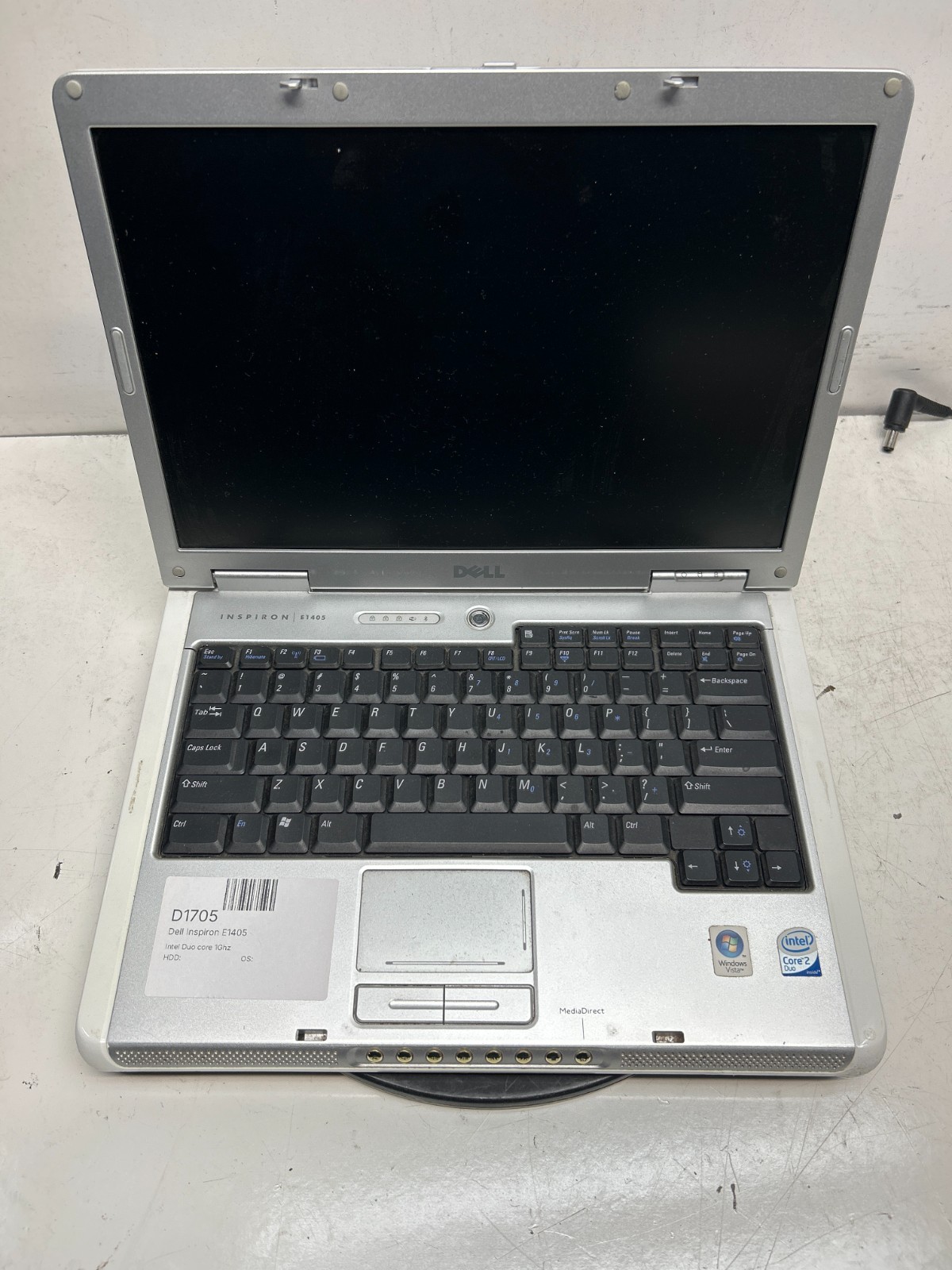Dell Inspiron E1405 Intel Duo Core 1GHz  NO HDD