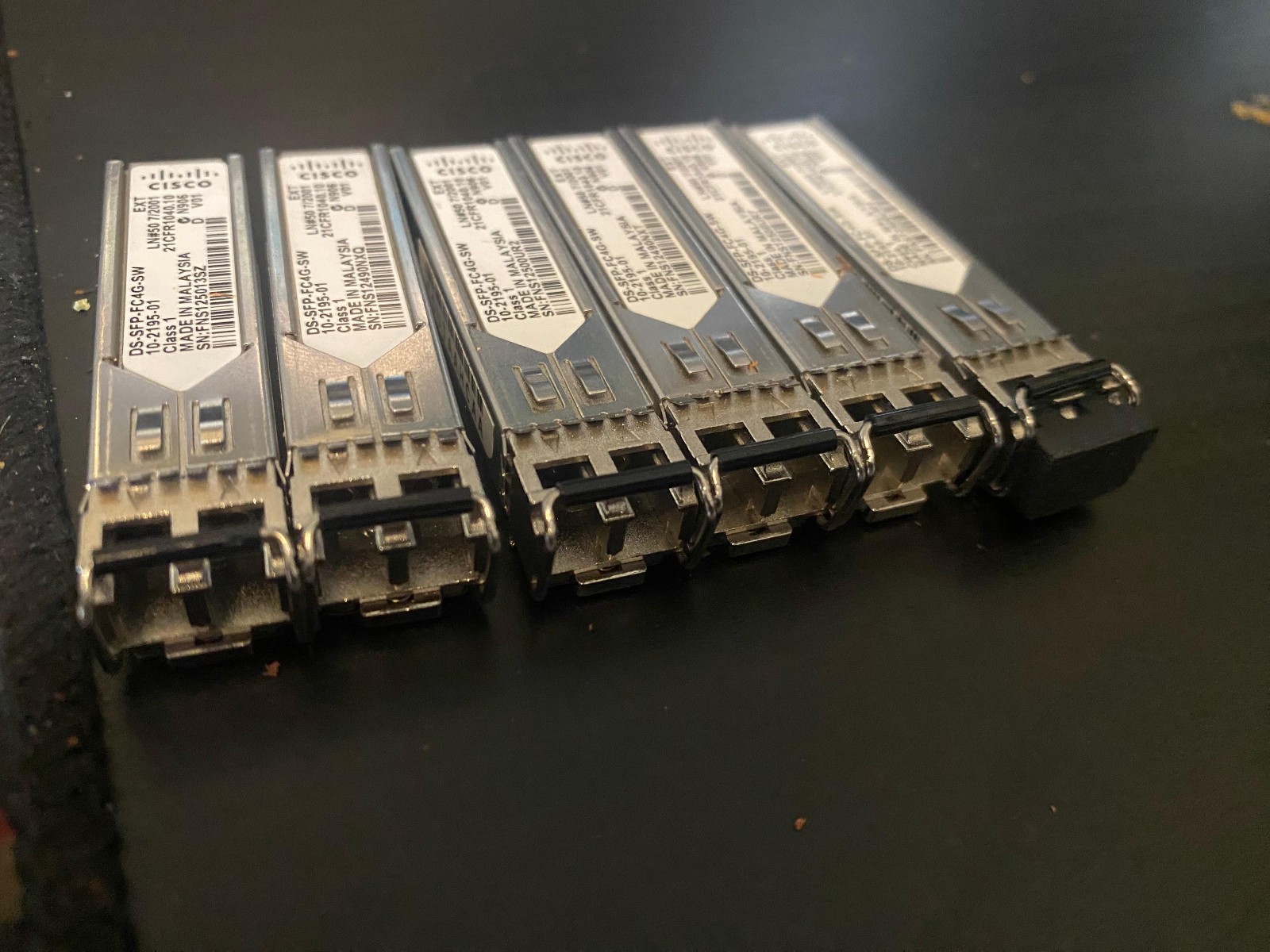 Lot of 30+ Genuine Cisco / Juniper / Avago / Finisar SFP GBIC Modules | Mixed