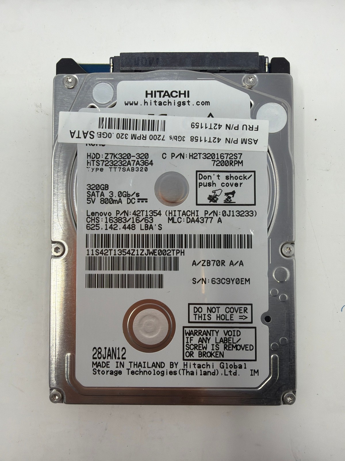 Hitachi HTS723232A7A364 320GB SATA Grade B