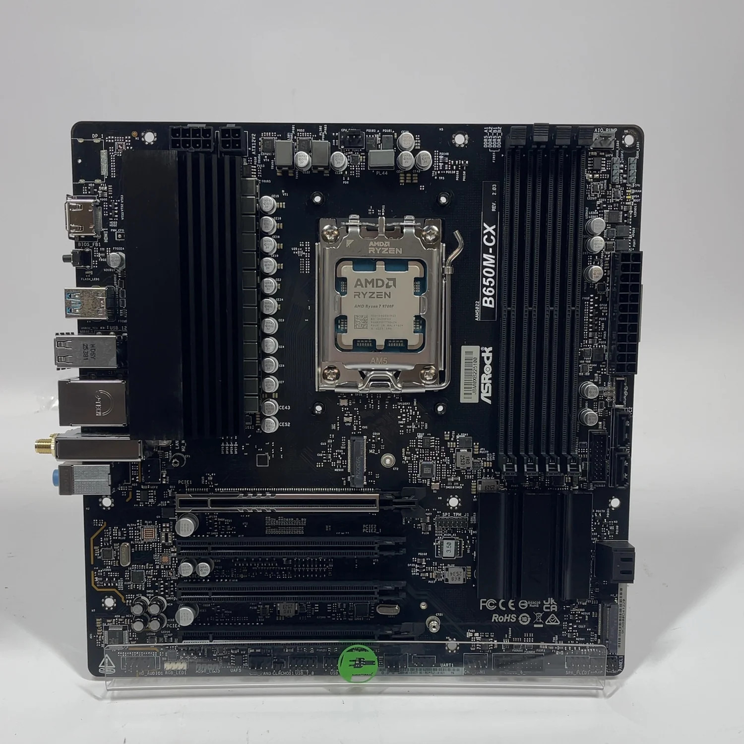 AsRock B650M-CX AM5 AMD Ryzen 7 9700F 8 Core 3.80GHz mATX