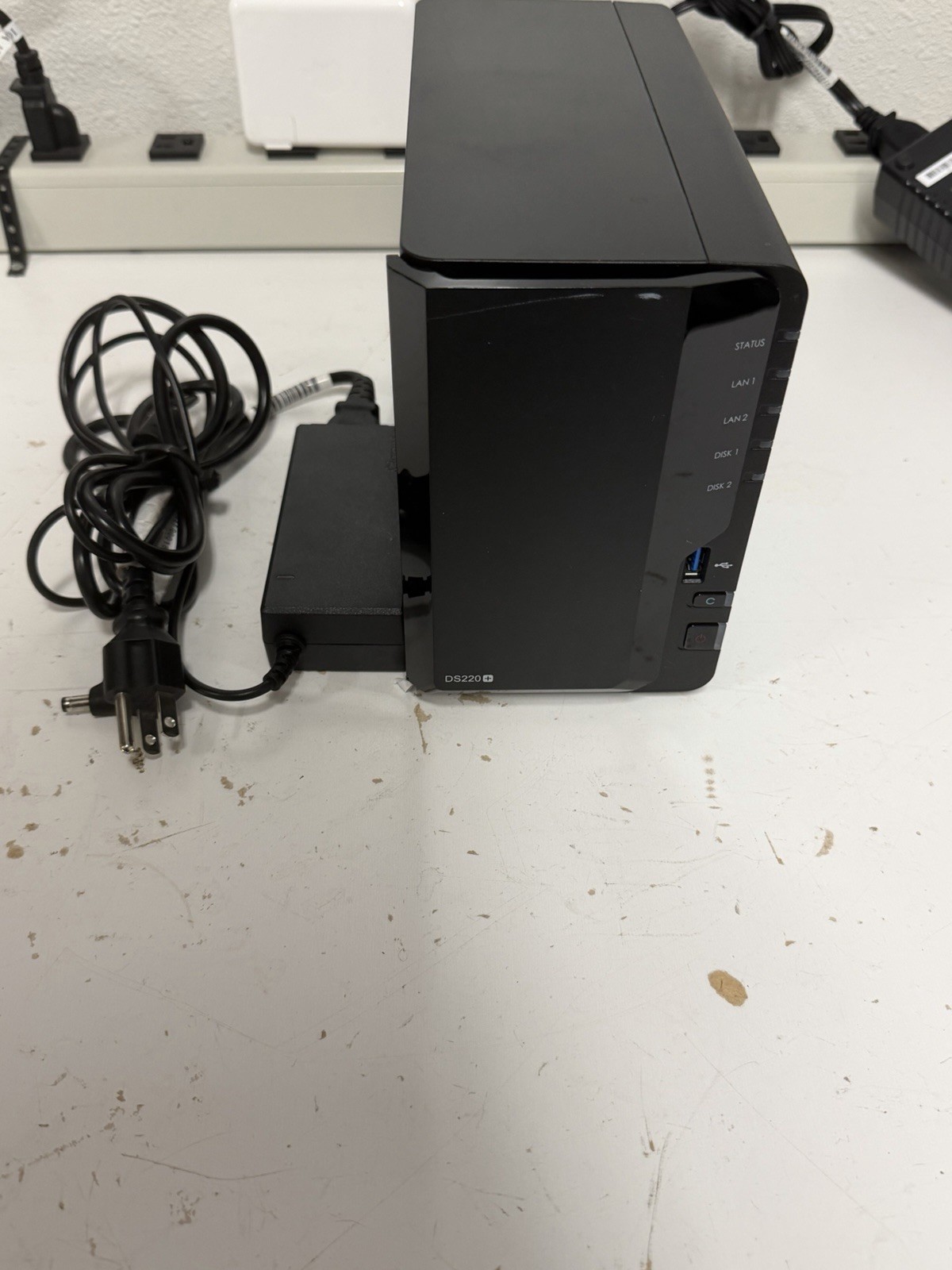 Synology DiskStation DS220+ 2-Bay NAS, Black w/ Power Adaptor