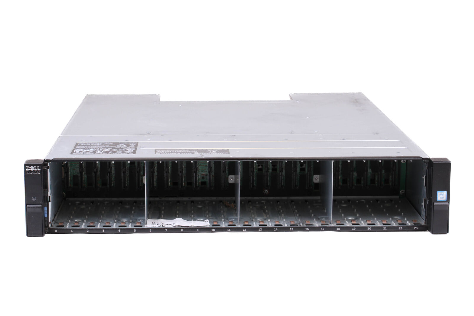 Dell Compellent SCV2020 24-Bay SFF Storage Array Chassis W/ 2 1G-iSCSI-4 +PWS
