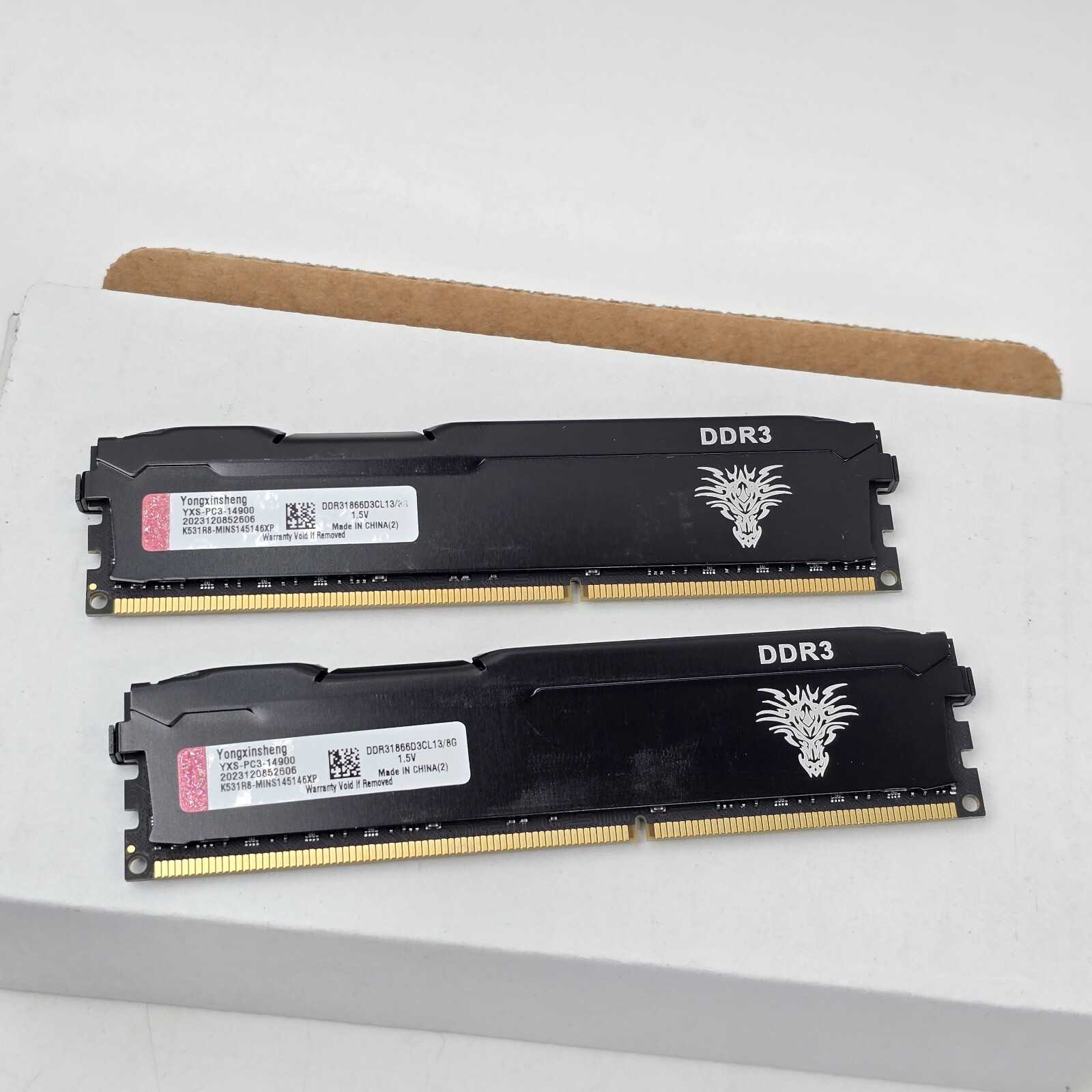 YongxinSheng 16GB(8GB x2) YXS-PC3-14900 DDR31866D3C11/8G RAM K531R8-MINS145146XP