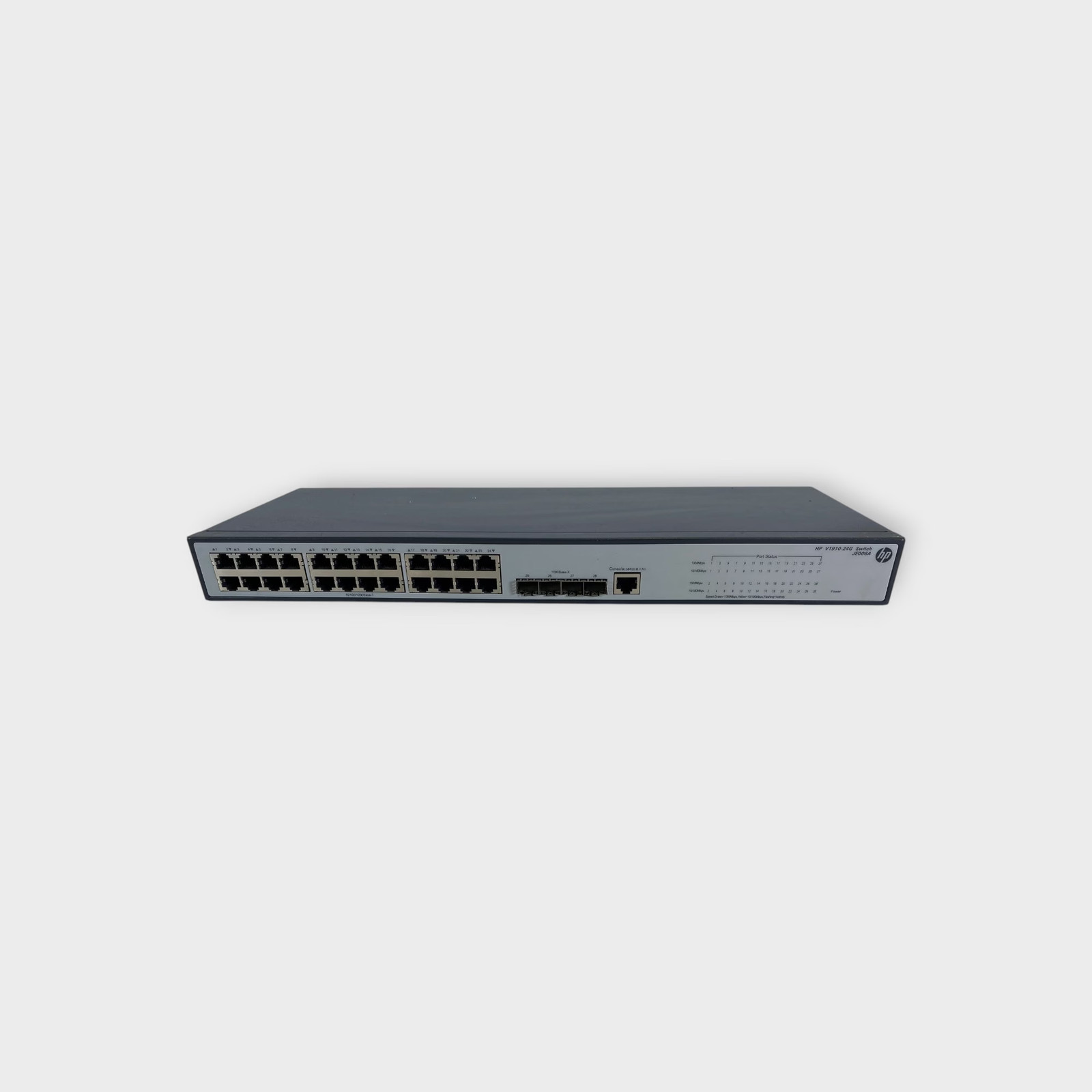 HP V1910-24G JE006A 24 Port Network Switch - Used - Fully Tested - 