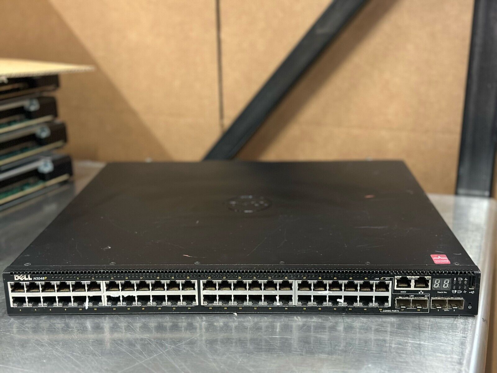 Dell Networking N3048P 48-Port PoE+ Gigabit Managed Network Switch