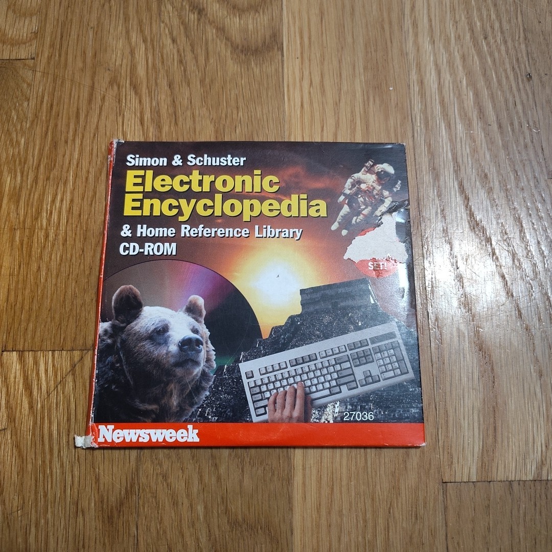Simon & Schuster Electronic Encyclopedia Reference Library CD-ROM Newsweek XP 98