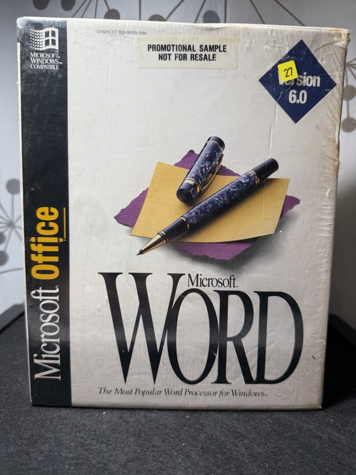Microsoft Office Word Version 6.0 Retail Package NEW sealed 3.5" floppy discs