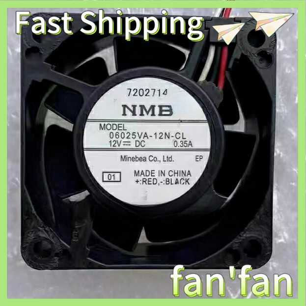 1PCS NEW NMB 06025VA-12N-CL 6025 12V 0.35A 6cm Waterproof Fan