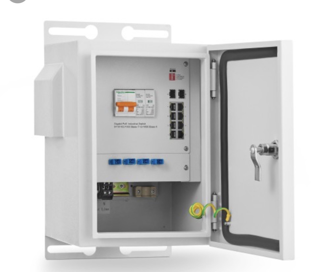MokerLink Indoor/Outdoor Enclosure with 10 Port Switch
