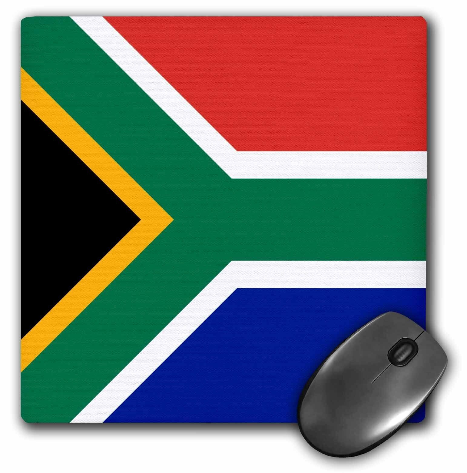 3dRose Flag of South Africa - Colorful red green blue black white yellow multico