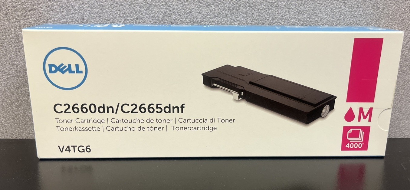Dell Ink Toner Cartridge High Yield Magenta V4TG6 C2660dn/C2665dnf - Sealed OEM