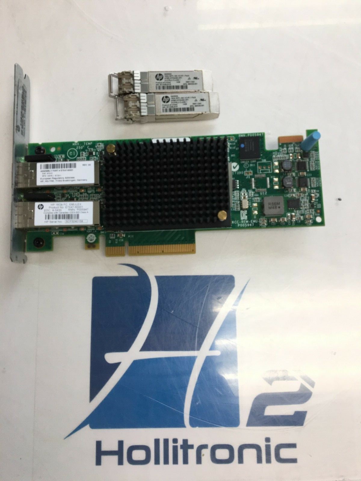 HP 16GB FC. Emulex E7X47-60001 w/ 2 16GB SFP *USED*
