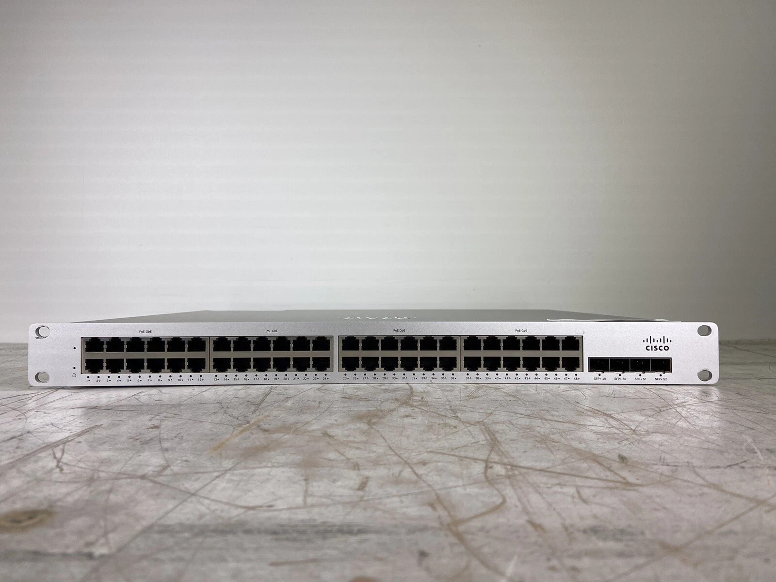 CISCO MERAKI MS225-48LP-HW 48-Port Cloud Managed Switch - UNCLAIMED - TESTED