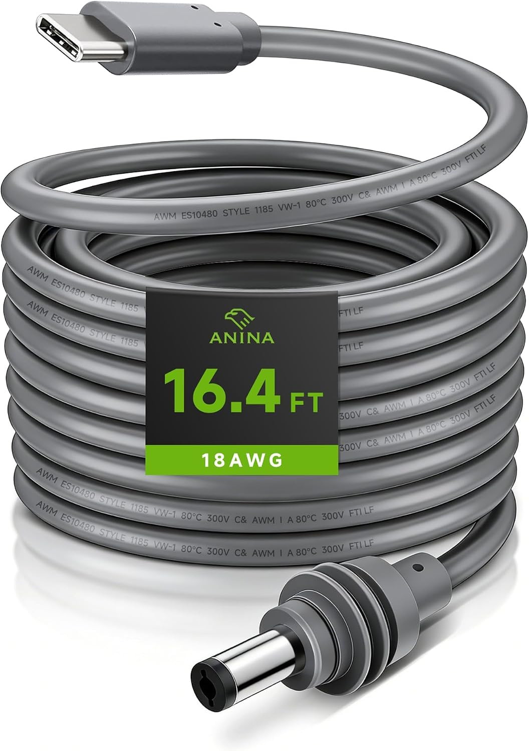 USB C to DC Power Cable for Starlink Mini (5M/16.4FT)