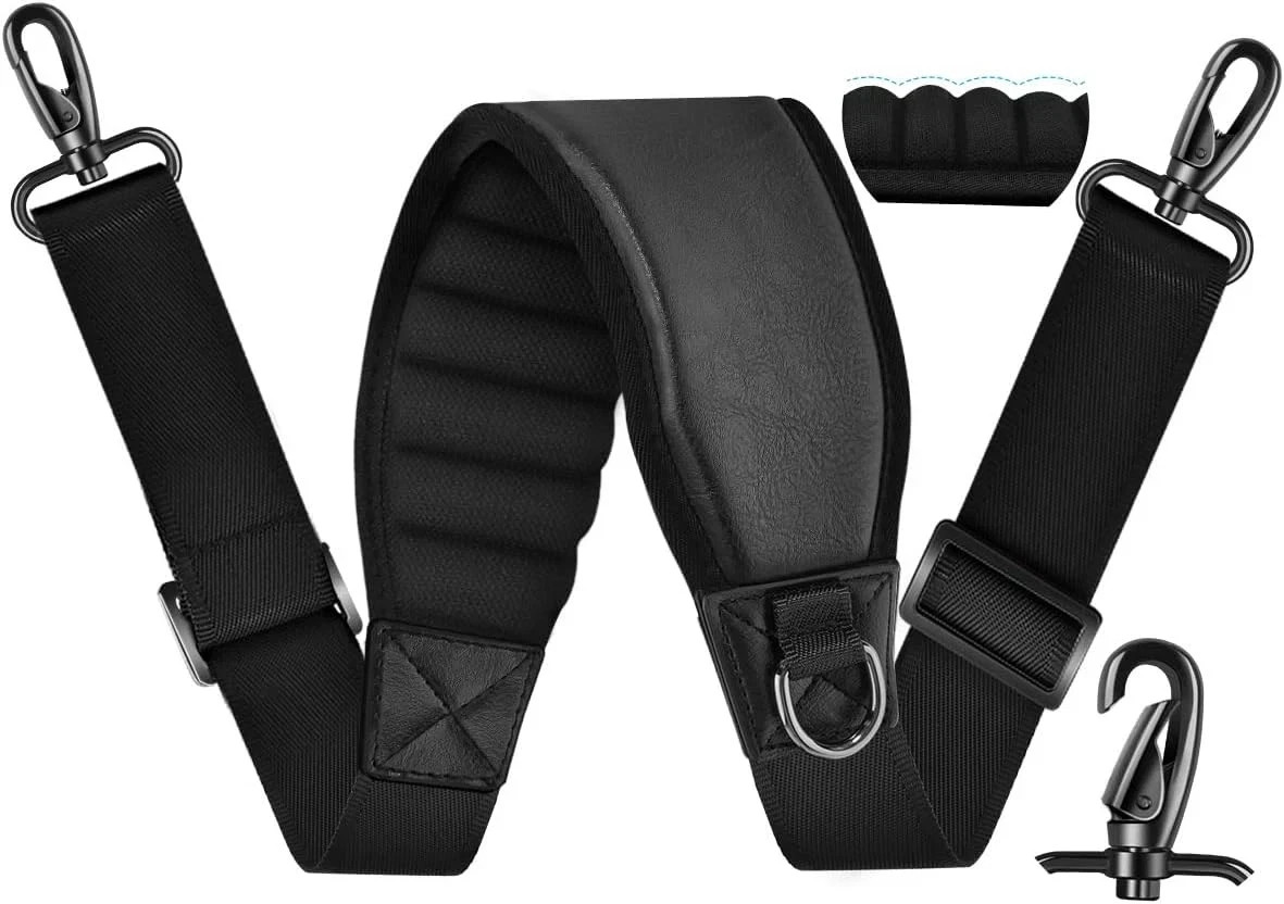 77" Neoprene Shoulder Strap – Thick Padded, Universal Bag Strap with Adjustable