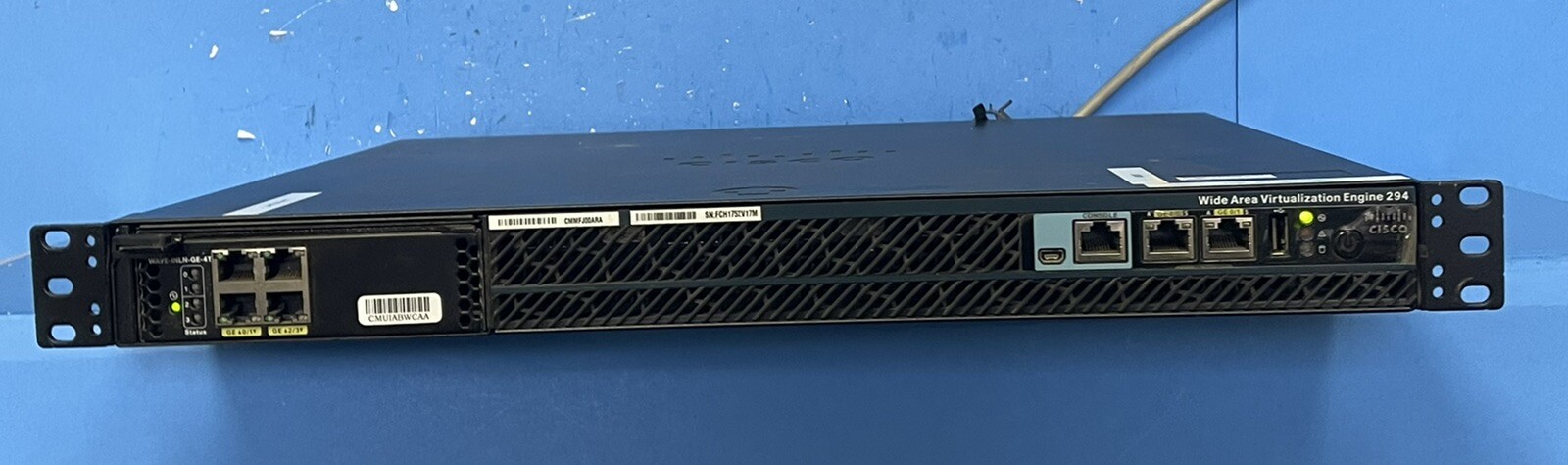 CISCO WIDE AREA VIRTUALIZATION ENGINE 294  / CM-1 / MO /WAVE-INLN-GE-4T