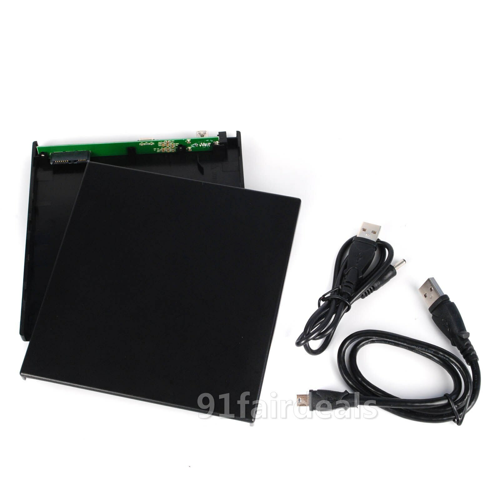 NEW 12.7mm USB 2.0 SATA to SATA External Optical Drive Case CD DVD-ROM Enclosure