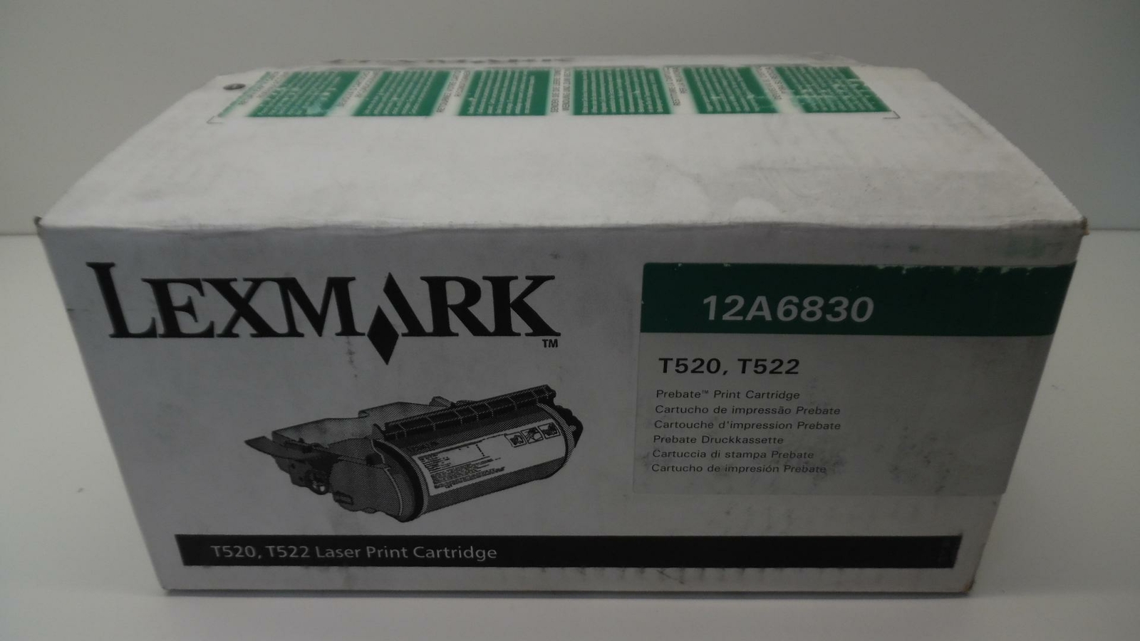 Lexmark 12A6830 OEM Laser Print Cartridge - Open Box Sealed
