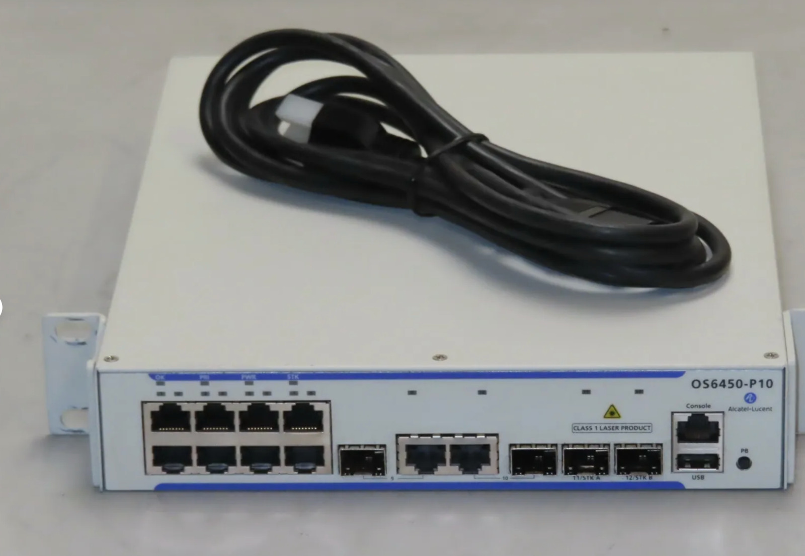 Alcatel-Lucent OmniSwitch OS6350-P10 8x10/100BaseT PoE +2x1Gb RJ45/SFP 1U Switch