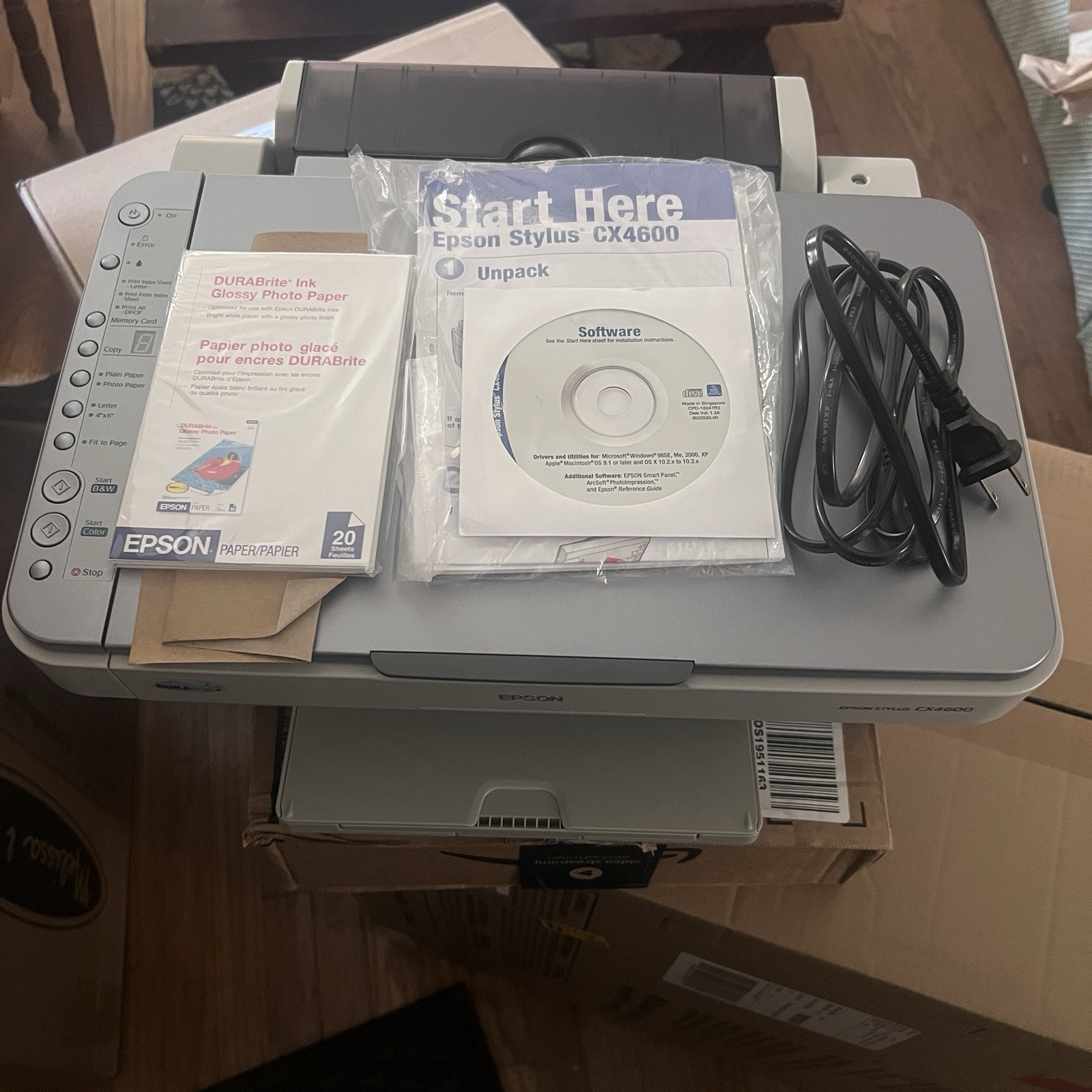 Epson CX4600 Stylus Printer Copier / Scanner / Card Reader 