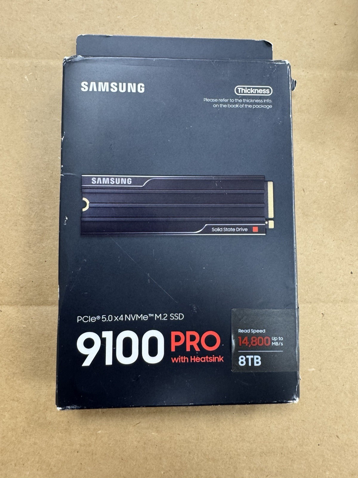 Samsung 9100 PRO 8TB PCIe 5.0 NVMe M.2 SSD Heatsink MZ-VAP8T0CW Playstation 5 PC
