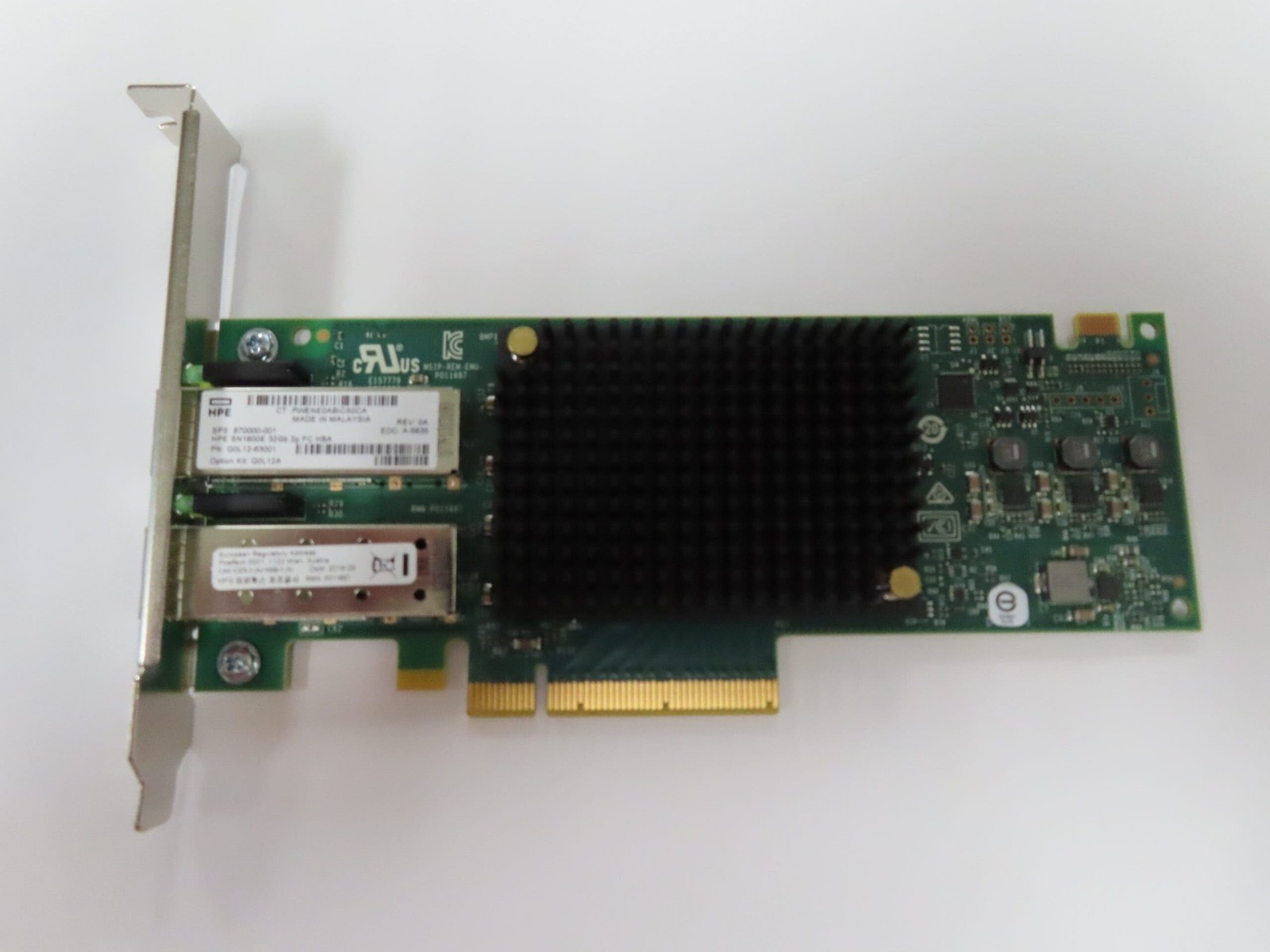 HPE StoreFabric SN1600E 32Gb 2 Port FC HBA Q0L12A 870000-001 __ Full Height