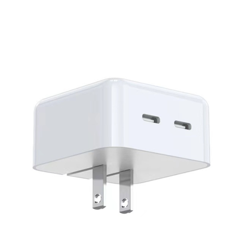 Wholesale Bulk 35W Dual USB Type C Fast Charger Cube For iPhone iPad Macbook Air