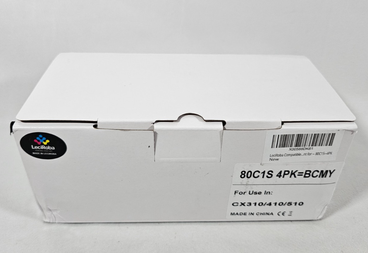 For Lexmark CX310 CX310n CX310dn 4x Toner Cartridge Black Cyan Magenta Yellow