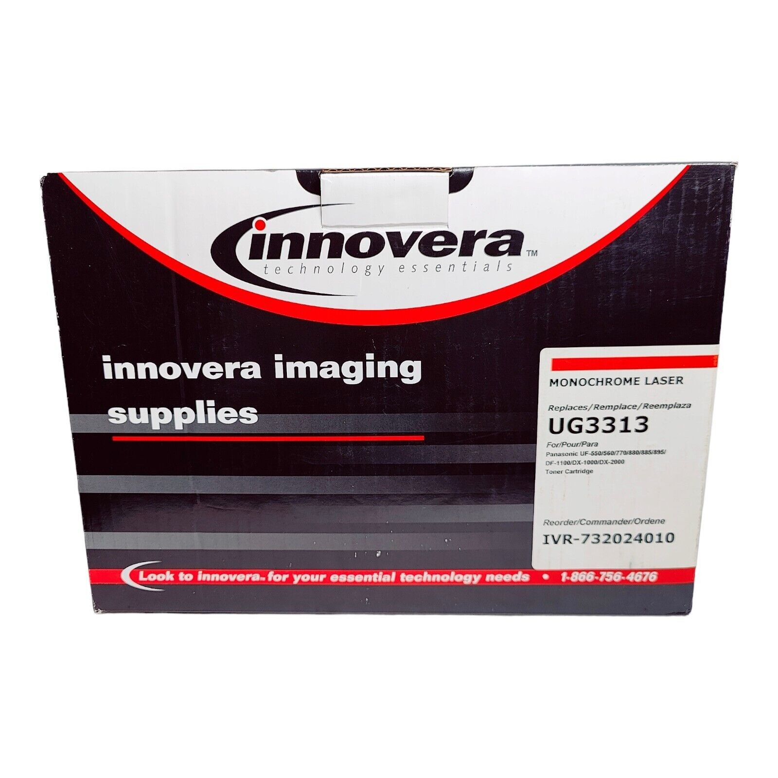 Panasonic UG-3313 High Yield Black Toner Cartridge Brand New Innovera 10,000 pgs