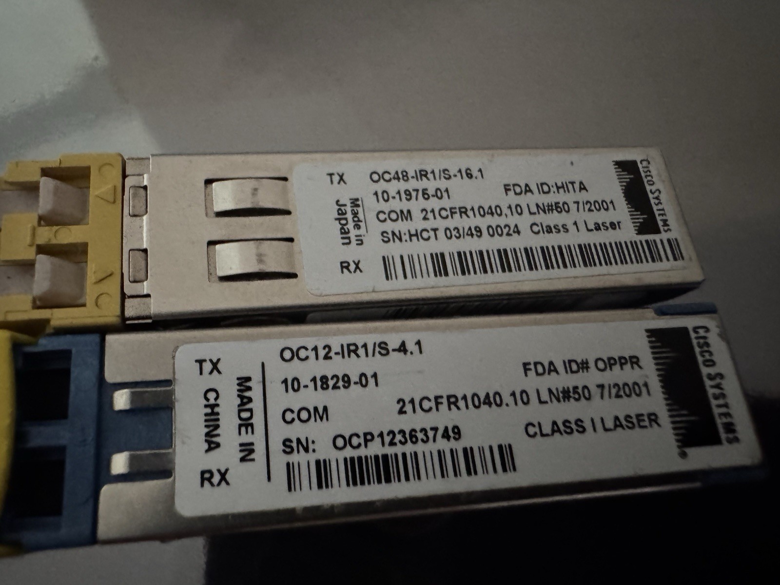 Cisco System Qty 3 Misc Optics