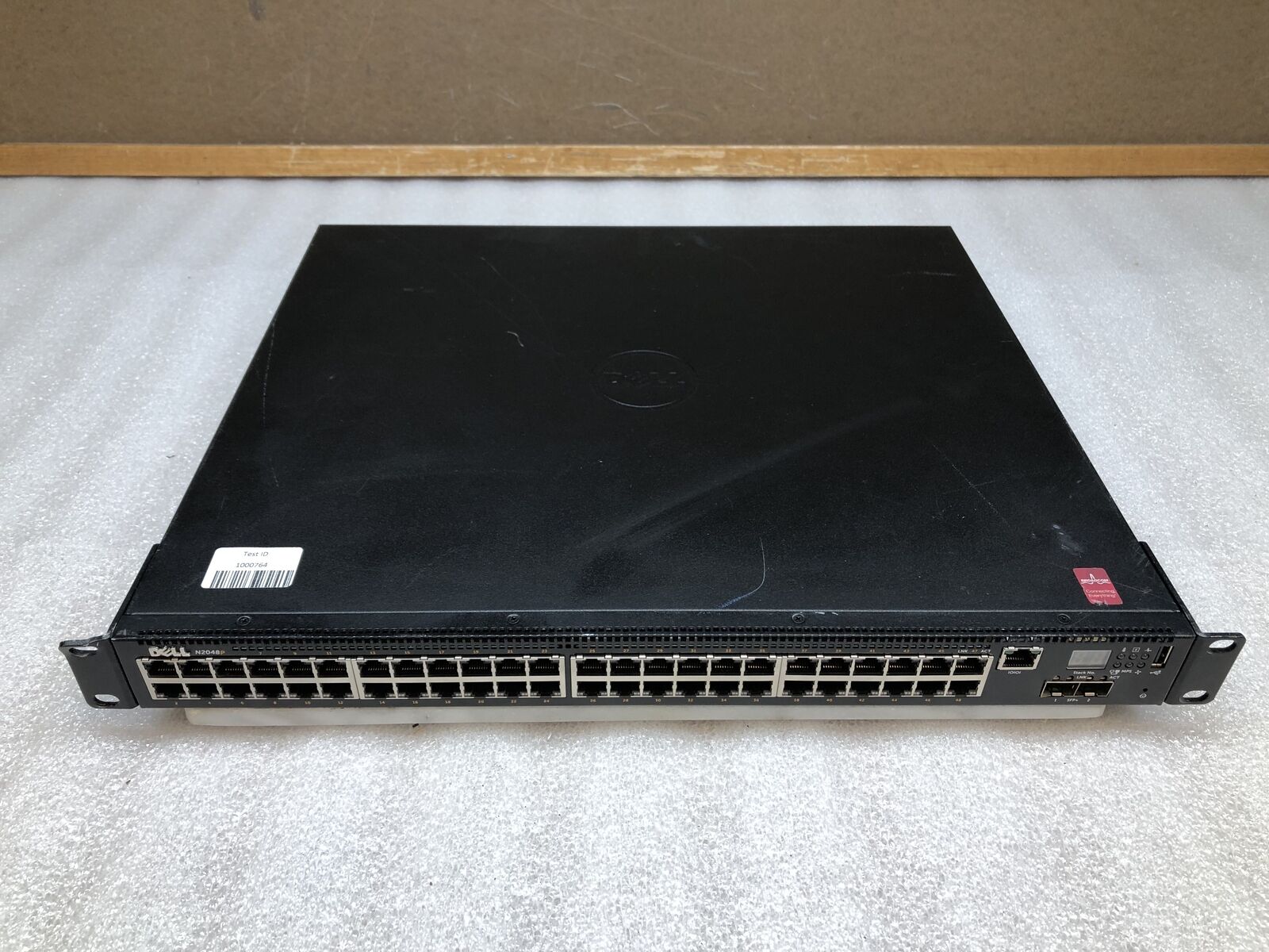 Dell N2048P 48-Port Gigabyte PoE+ Ethernet 2xSFP+ 10Gbe Network Switch