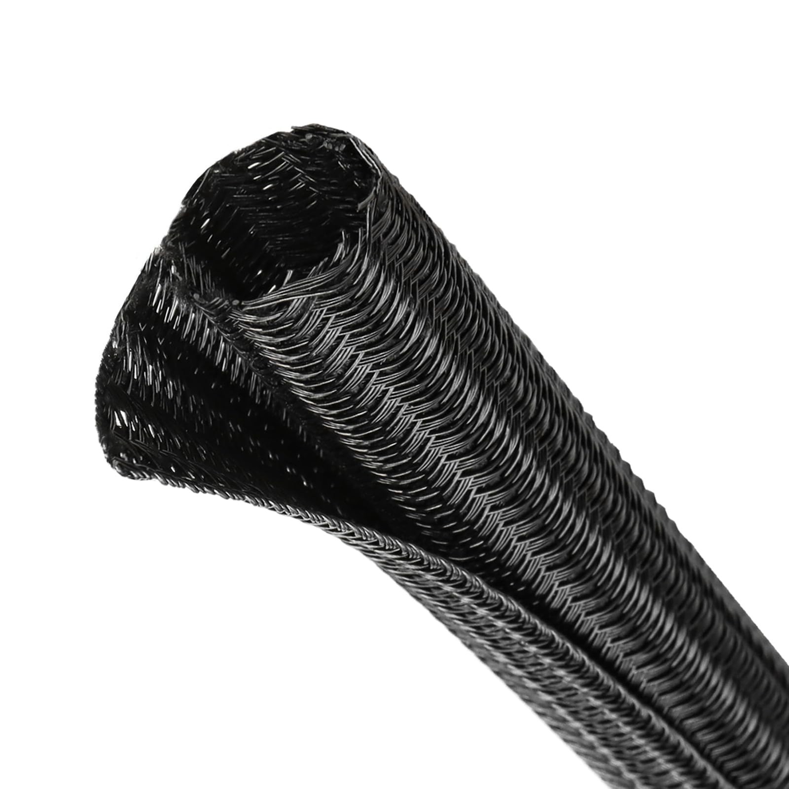 Split Wire Loom Tubing, Cable Protector Sleeve, Braided Cable Management for ...