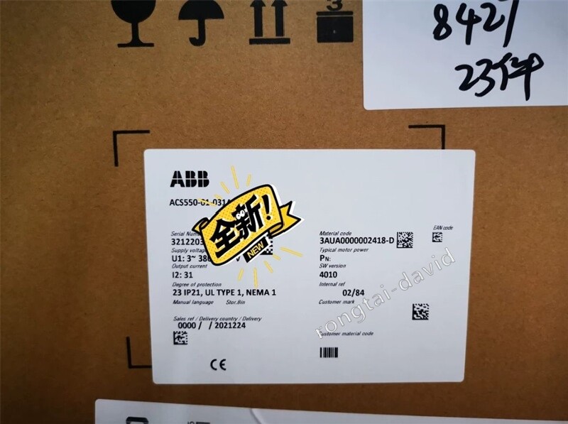 ACS550-01-031A-4 ABB VFD 11KW Brand New Fast Shipping