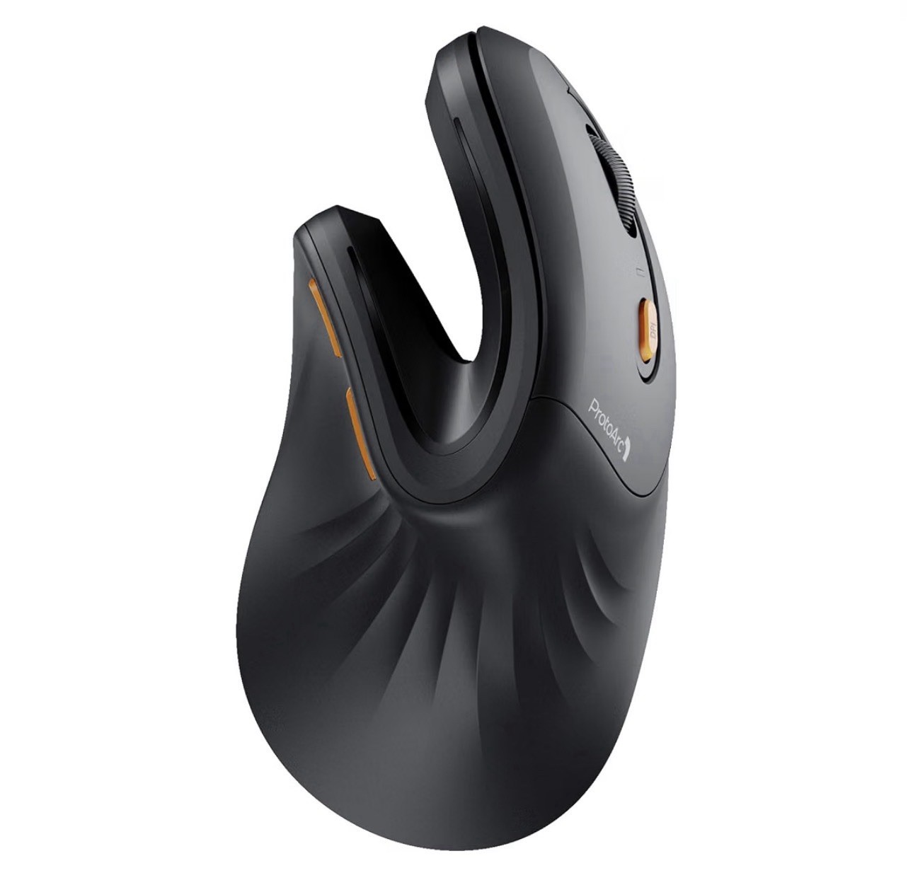 ProtoArc EM11 NL Wireless Ergonomic Vertical Mouse, Rechargeable, Black